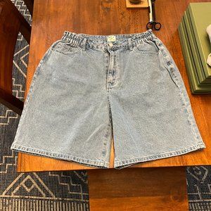 Shiny by Nature Love At First Sight Denim Shorts - Light Wash Sz M